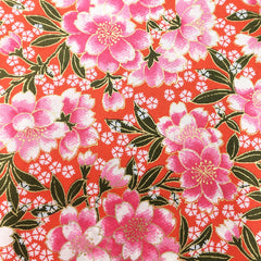 Plum Blossom Pink Japanese Linen Textured Card Stock 244g — Washi Arts